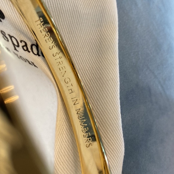 Kate Spade Gold Tone Bracelet-NWT - Picture 4 of 10